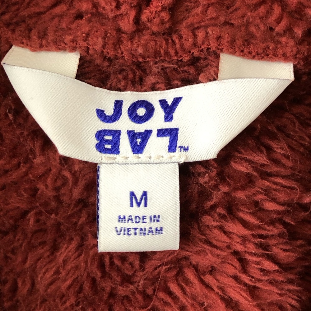 Joy Lab Maroon Fuzzy Turtleneck Sweater - Picture 5 of 5